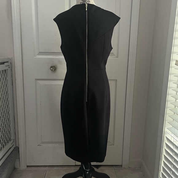 NWT TED BAKER NAEAED BLACK SEAM BODYCON PENCIL DRESS SZ US 10/12 TED SZ 4 - Picture 5 of 8